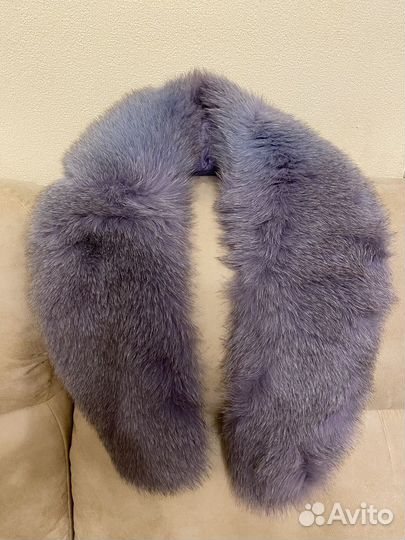 Меховой воротник песец