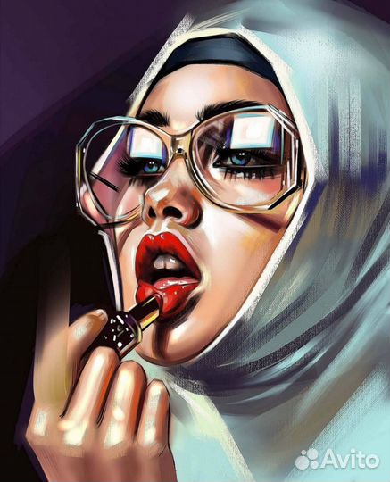 Портреты иллюстрации эскизы визитки