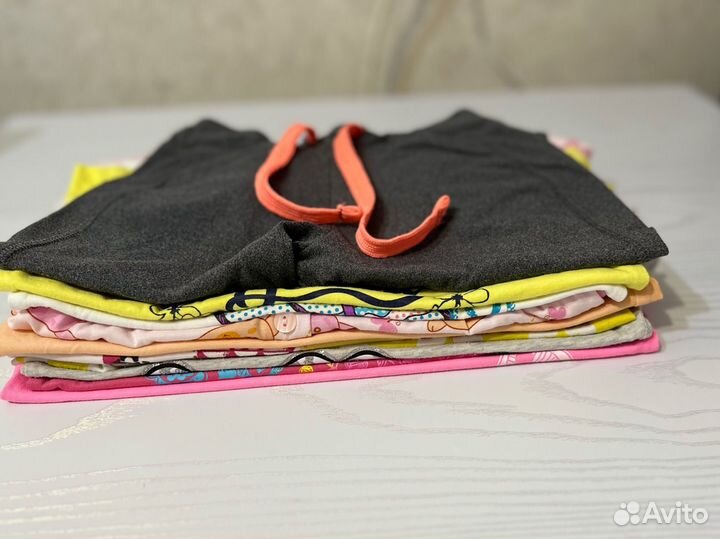 Летние вещи пакетом на девочку 122 128