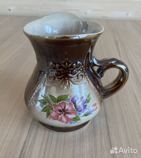 Кувшинчик керамический для молока или напитков