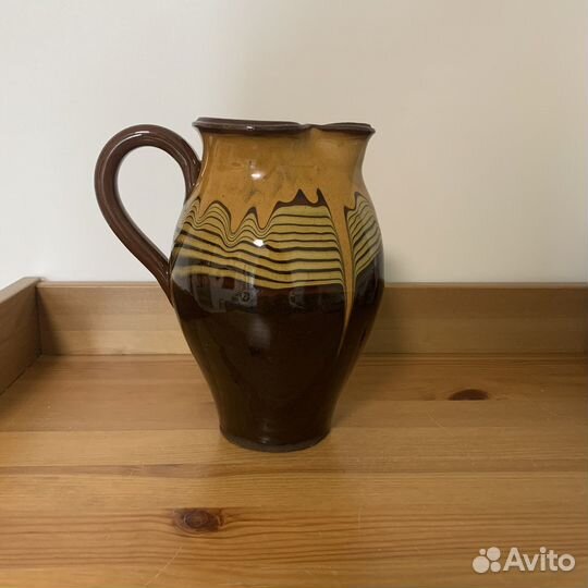 Глиняный кувшин старинный СССР