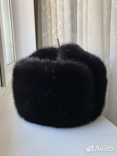 Шапка ушанка мужская норка