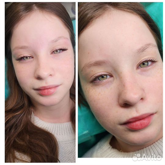 Наращивание/Лами ресничек/оформление бровей