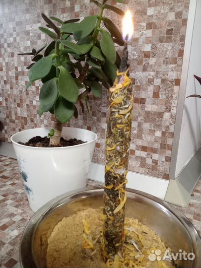 Свечи восковые ручной работы