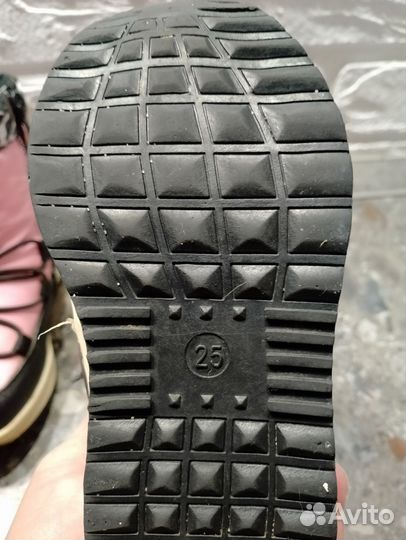 Сапожки детские для девочки 25