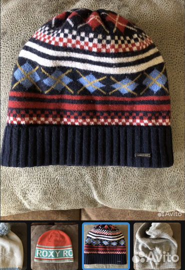 Шапки canoe, benetton, roxy, finn flare, esprit