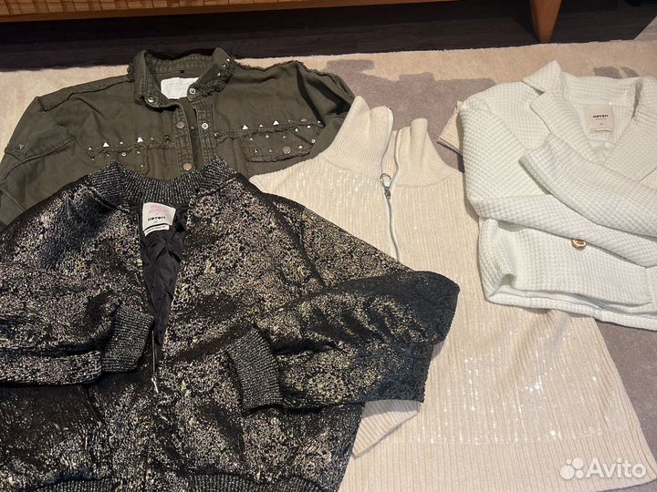 Много вещей пакетом размер одежды xs-s