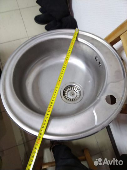 Раковина из нержавейки бу