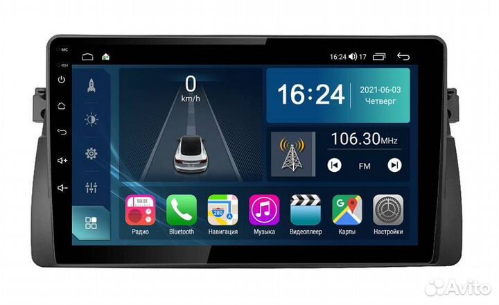 Магнитола бмв BMW 3 E46 Android teyes тиайс тэйс