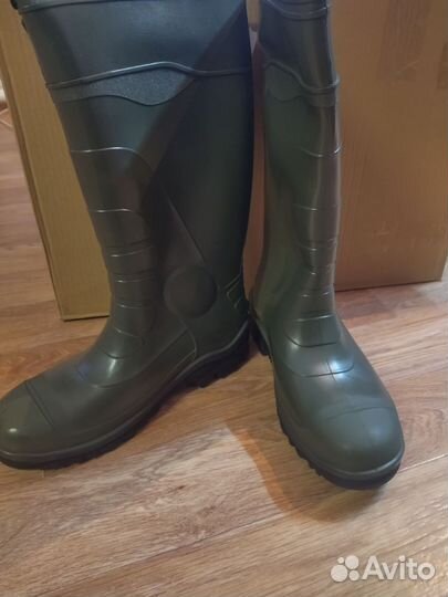 Сапоги резиновые мужские с мет. подноском