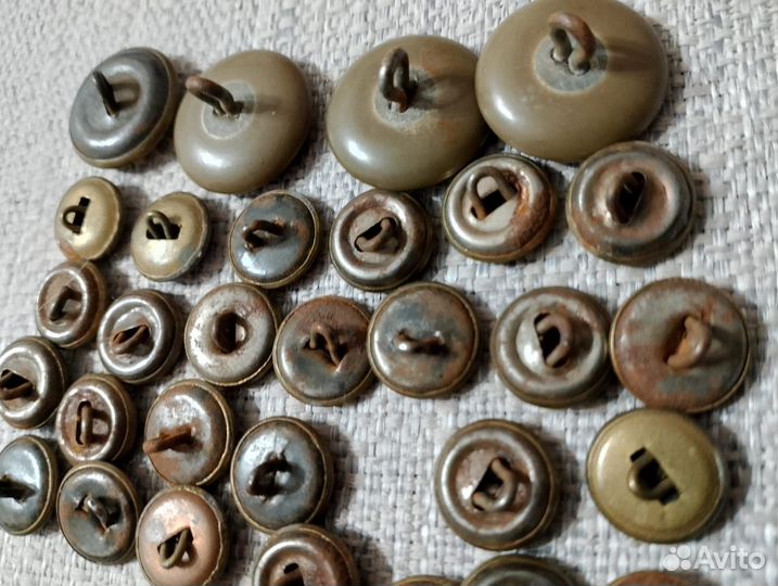 Пуговицы Ркка времен войны, ленд Лиз, США Англия