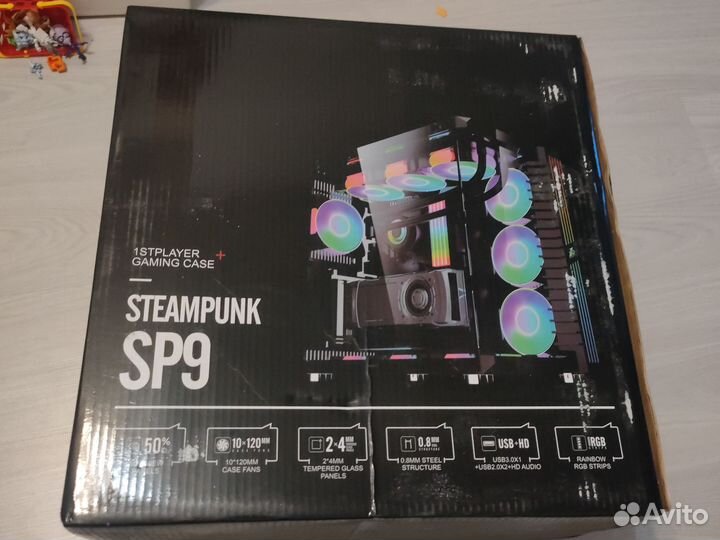 Корпус для пк 1stplayer steampunk SP9-WH