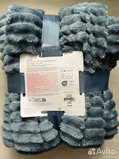 Плед Primark новый