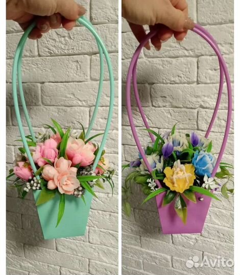 Букет цветов из мыла