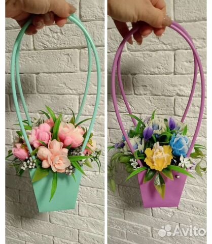 Букет цветов из мыла