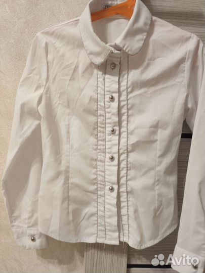 Блузка белая для девочек