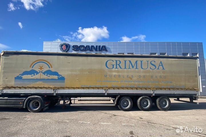 Полуприцеп шторный Prim-Ball D 1814, 2003