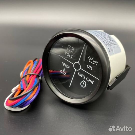 Указатель аварийной сигнализации двигателя (черный