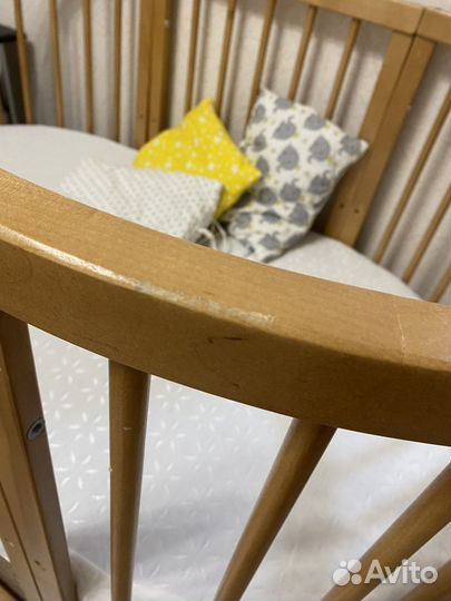 Кроватка круглая овальная