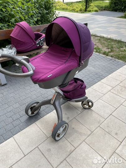 Коляска Stokke xplory v4 люлька+шасси