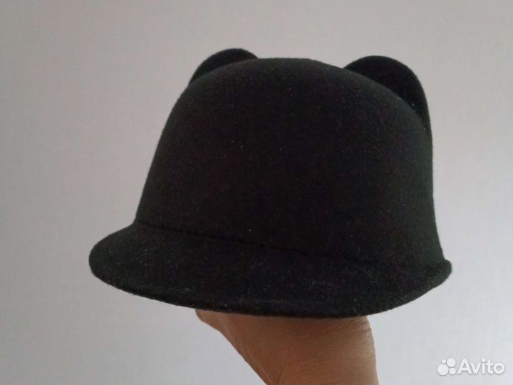 Шляпа фетровая с ушками