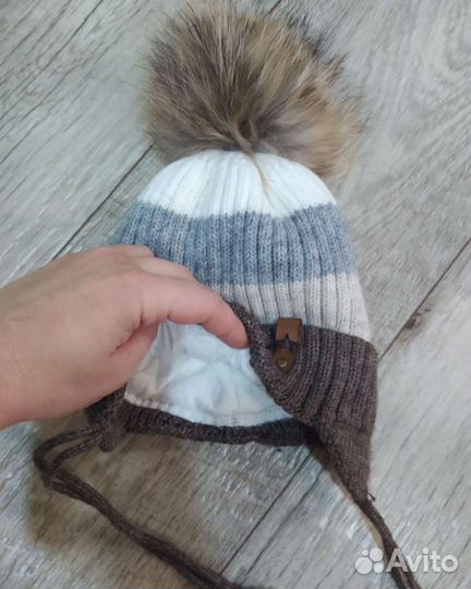 Зимняя шапка и снуд для мальчика на 2 3 года