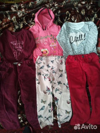 Вещи пакетом на девочку 92 98