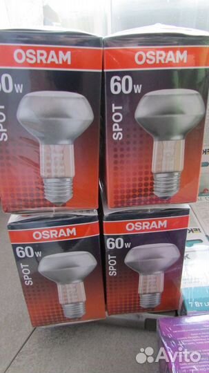 Лампы и лампочки в ассортименте