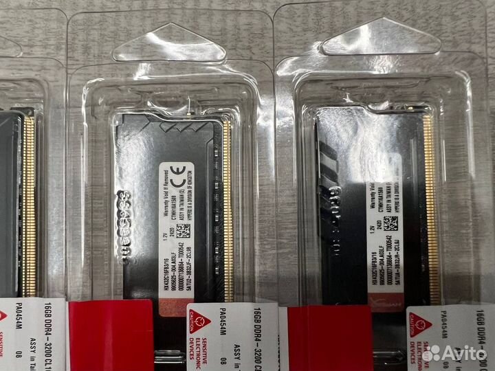 Kingston 16gb DDR4 dimm Hyperx Fury 3200Мгц