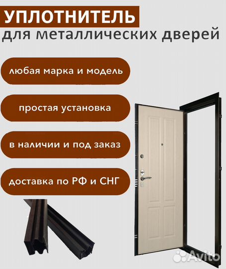 Уплотнительная резинка для витринного холодильника