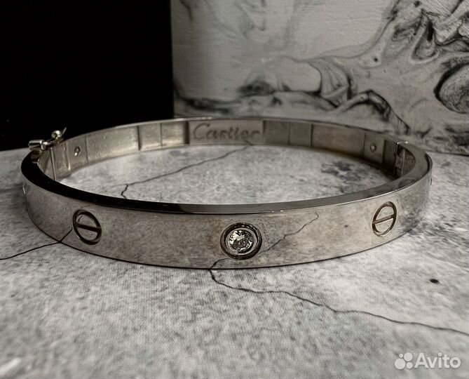 Браслет Cartier из белого золота 585 пробы купить в Санкт-Петербурге