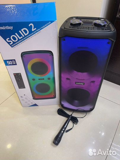 Bluetooth колонка Smartbyu Solid 2, мощность 50Вт