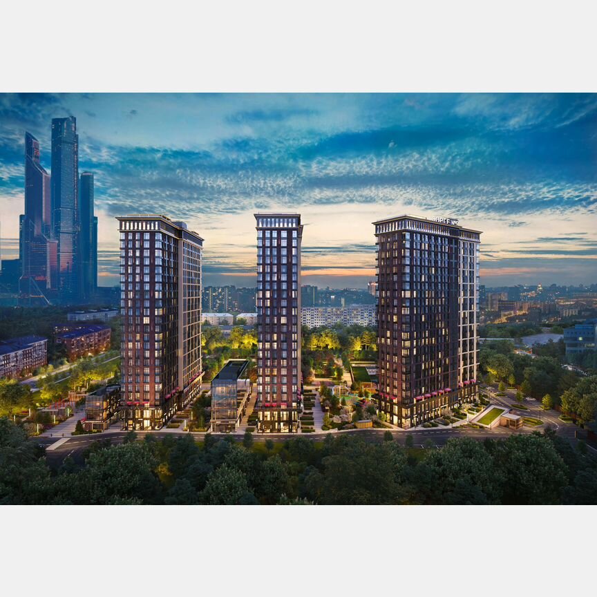 3-к. апартаменты, 81,6 м², 20/23 эт.