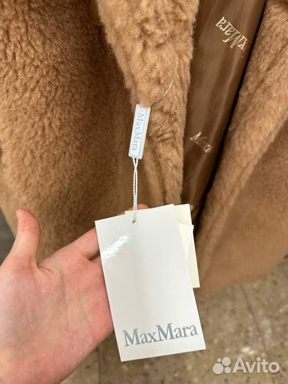 Натуральная шуба из овечей шерсти Max Mara,р-рыS,M