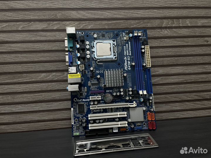 LGA 775 ASRock G41M-S3 (2xDDR3/G41/mATX)