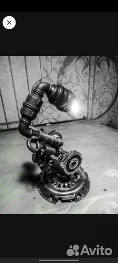 Стимпанк светильник