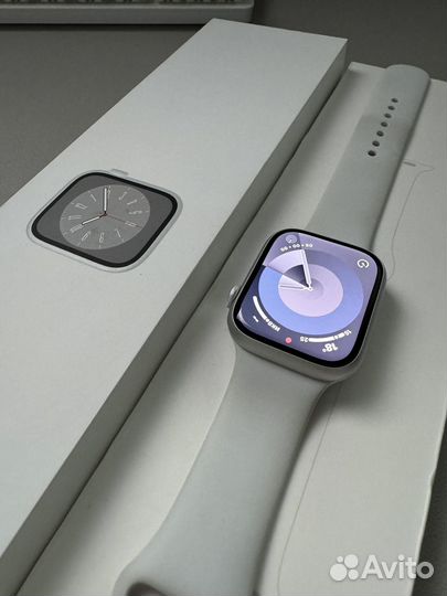 Часы apple watch 8 45mm Silver Aluminum