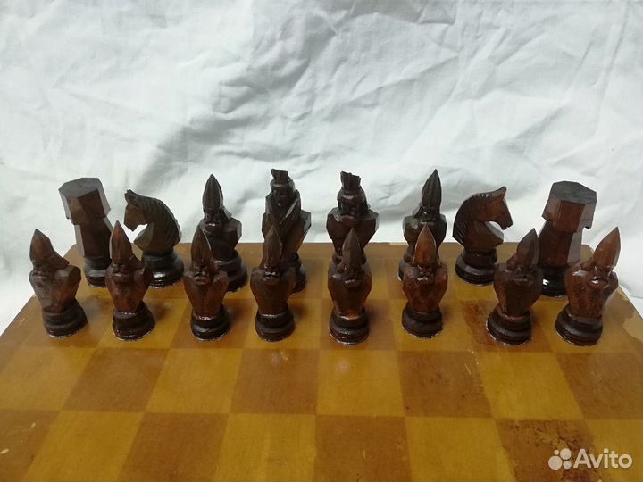 Шахматы СССР резные фигуры ручной работы