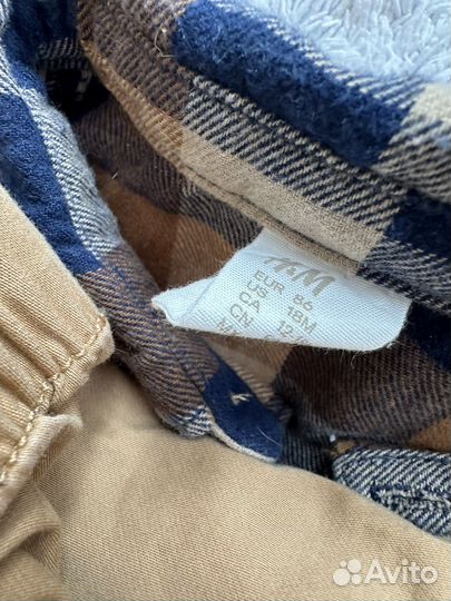 Рубашка и брюки для мальчика 86 H&M