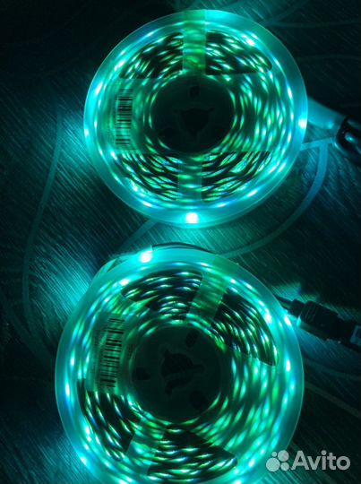 Светодиодная лента 10 метроа rgb 5050