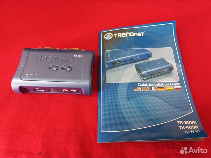 Kvm-переключатель trendnet tk-209k