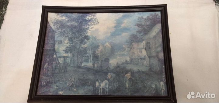 Репродукция в раме