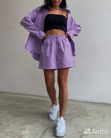 Женский хлопковый костюм