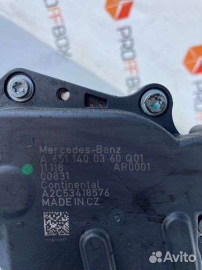 Клапан егр Mercedes Glk X204 OM651 2.2 CDI 2011