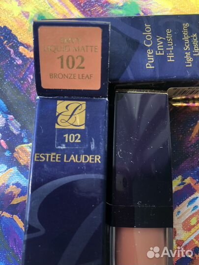 Жидкая помада Estee Lauder matte 102 Bronze leaf