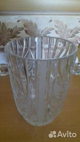 Ваза хрустальная
