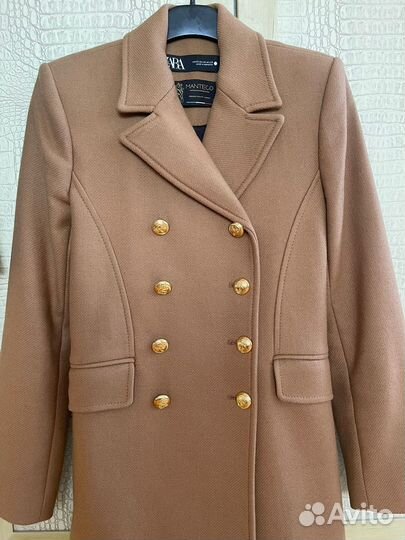 Пальто женское Zara шерсть