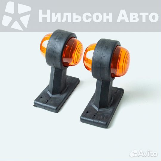 Габарит на будку на стойке, выносной, оранжевый/ор