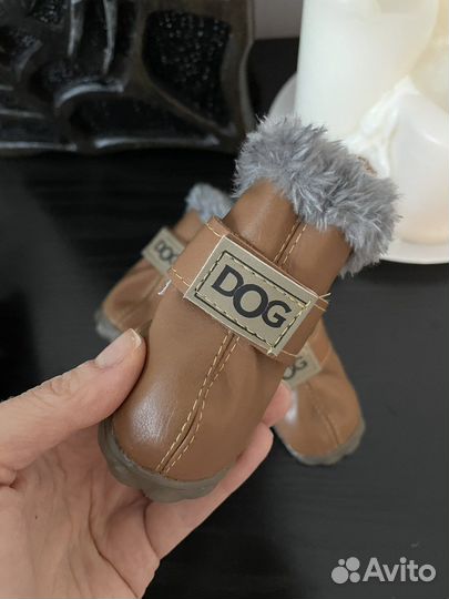 Ботинки зимние для собак