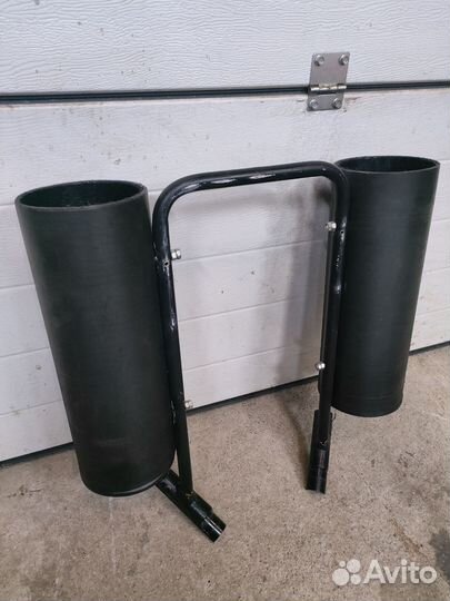 Багажник для снегохода с кронштейнам для ледобура